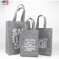 eco felt printed shopping bags